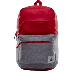 Nike Air Jordan Pivot Kids Mini‎ Backpack Gym Red Gray 12"x9"x4"